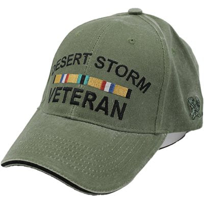 Desert Storm Veteran Embroidered Cap