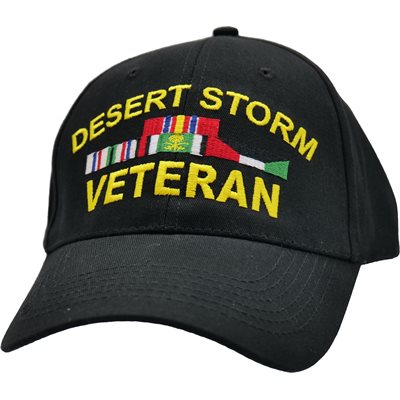 Desert Storm Veteran Embroidered Cap