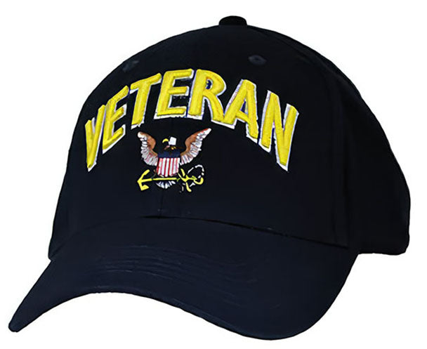 Navy Veteran Cap (3D Lettering)