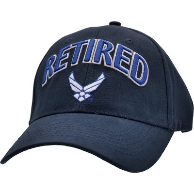 US Air Froce Retired Cap with 3D Lettering