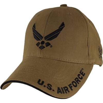 US Air Force Logo Cap Coyote Brown