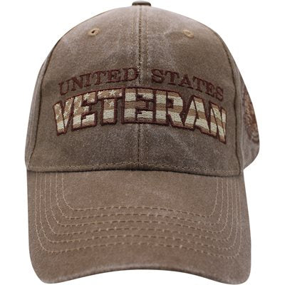 US Flag Veteran Embroidered Cap
