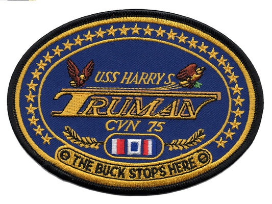 USS Harry Truman CVN-75 Iron On Patch