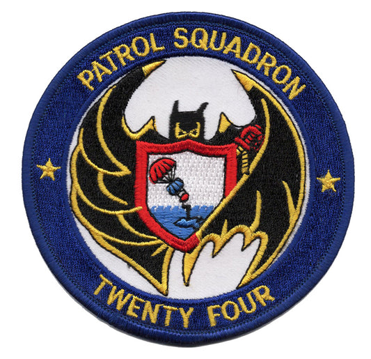 VP-24 Patrol Squadron 24 Iron On Patch