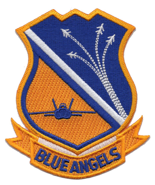Blue Angles Iron On Patch