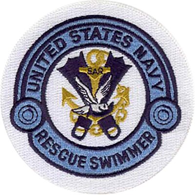 United States Navy Rescue Swimmer Iron On Patch