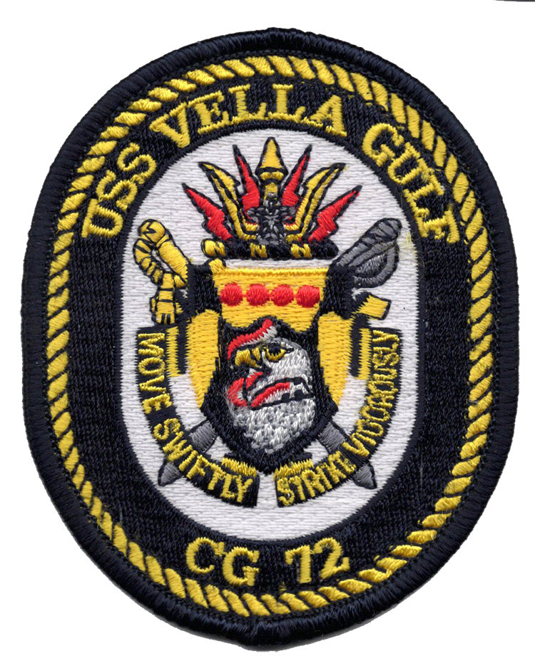 USS Vella Gulf CG 72 Iron On Patch