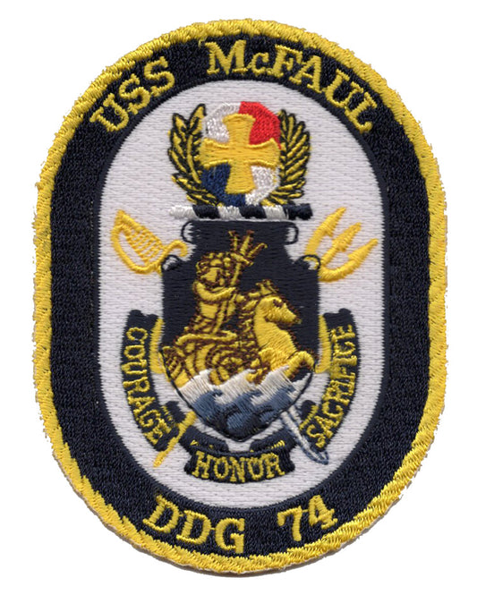 USS McFaul DDG 74 Iron On Patch