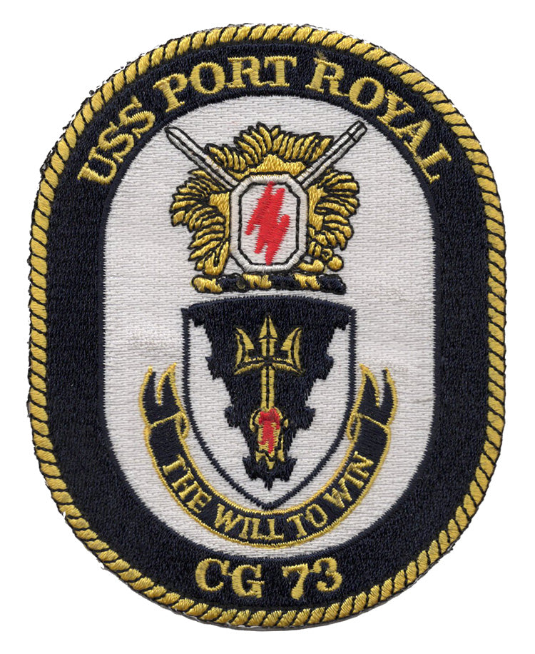 USS Port Royal CG 73 Iron On Patch