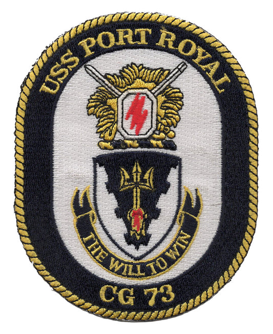 USS Port Royal CG 73 Iron On Patch