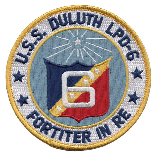 USS Duluth LPD-6 Iron On Patch
