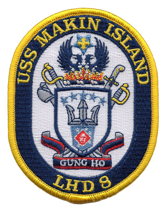USS Makin Island LHD-8 Iron On Patch