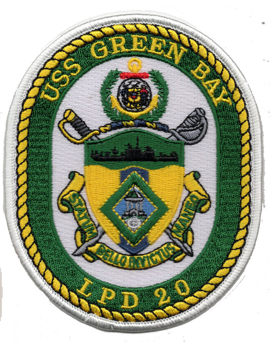 USS Green Bay LPD 20 Iron On Patch