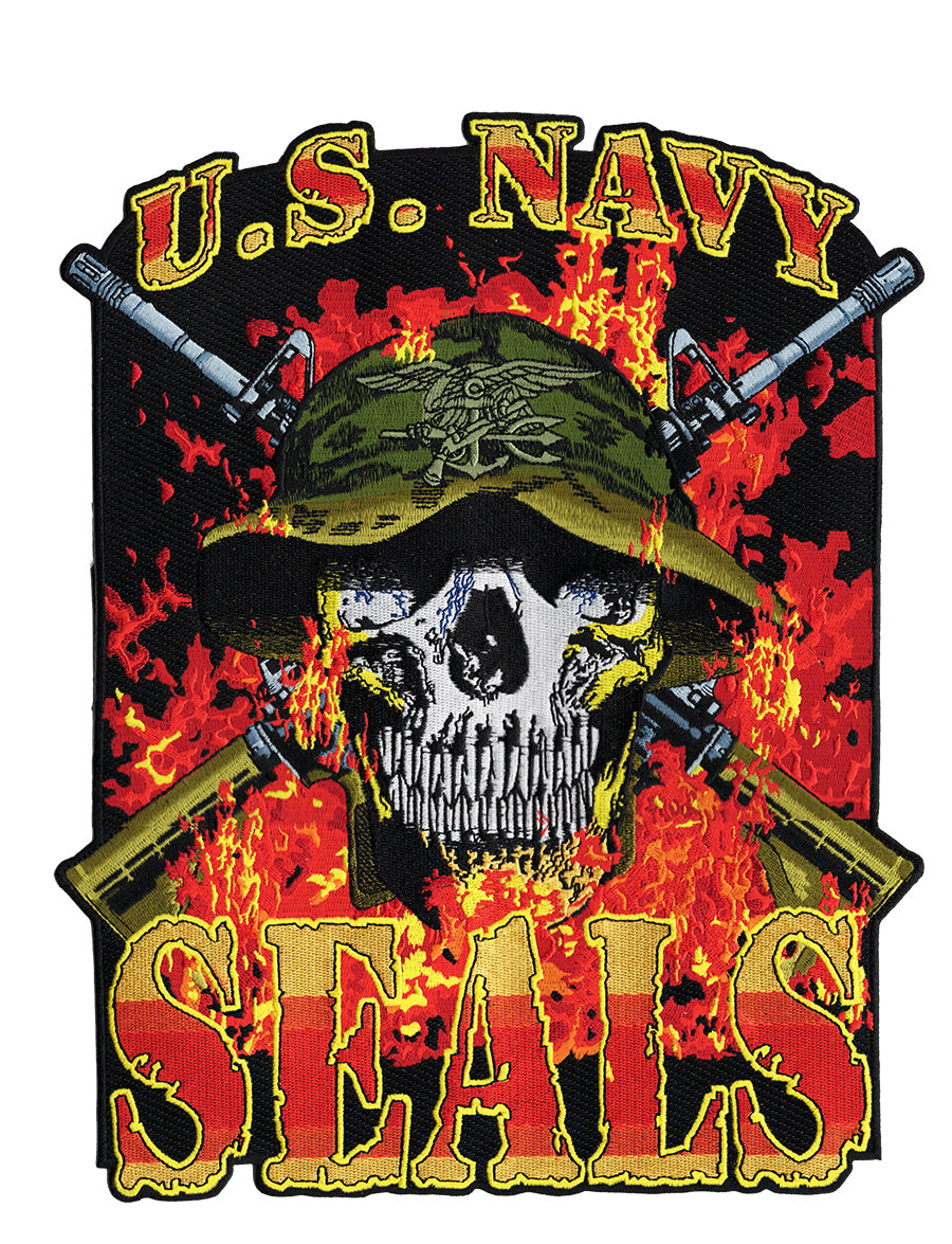 US Navy Seals Jacket/Vest Patch Iron On Patch