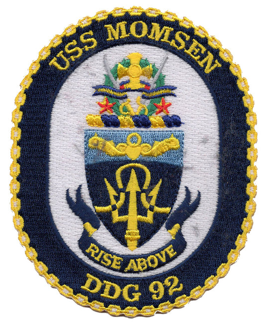 USS Momsen DDG 92 Iron On Patch