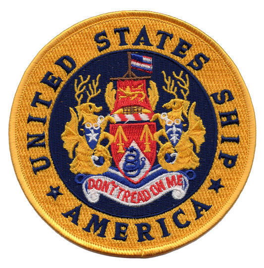 USS America Iron On Patch