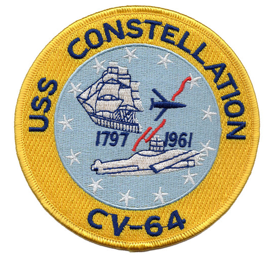 USS Constellation CV-64 Iron On Patch