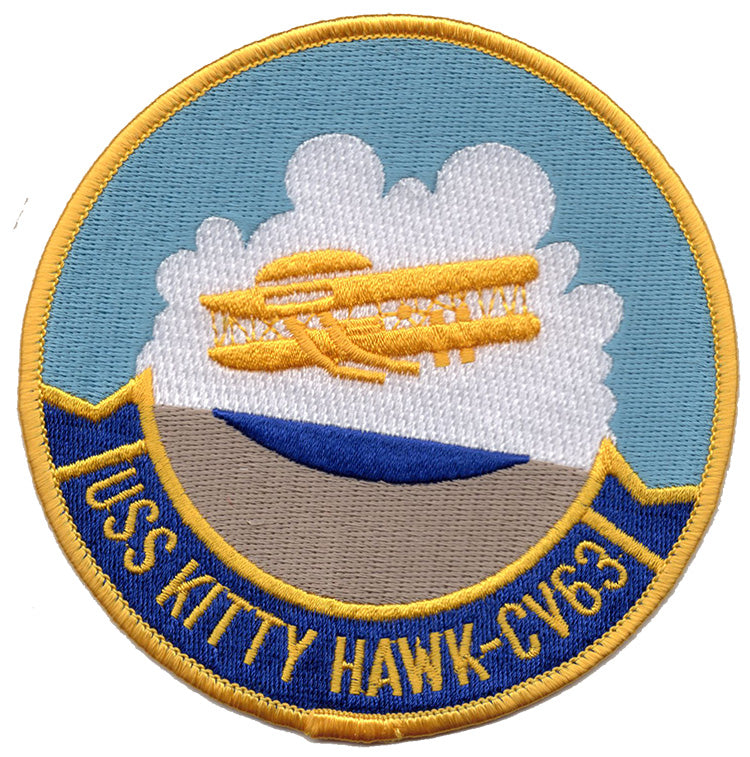 USS Kitty Hawk CV-63 Iron On Patch