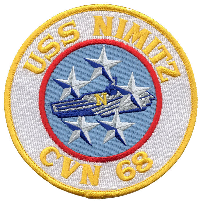 USS Nimitz CVN-68 Iron On Patch