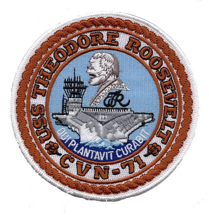 USS Theodore Roosevelt CVN-71 Iron On Patch