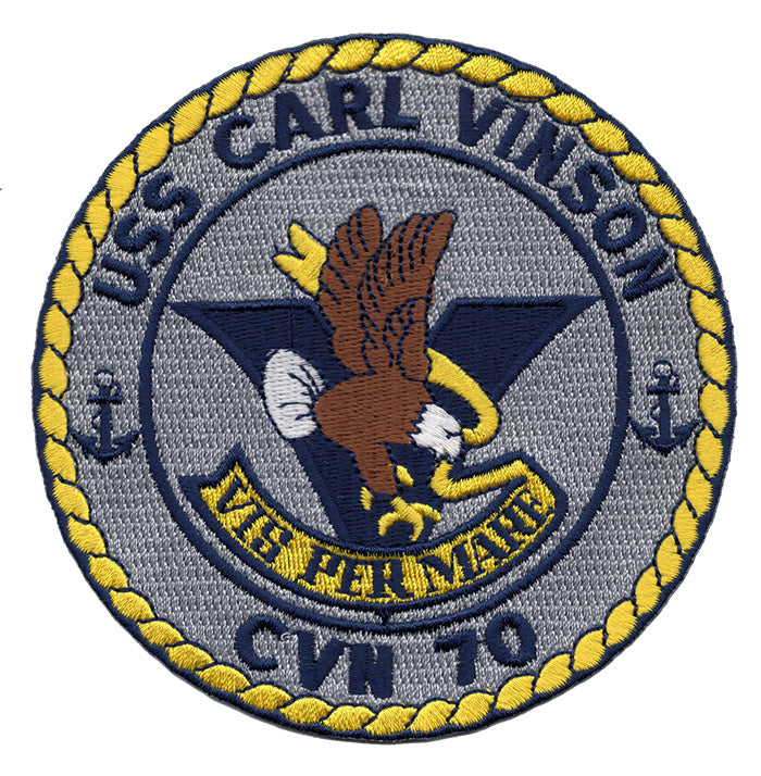 USS Carl Vinson CVN-70 Iron On Patch