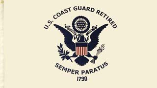 Coast Guard Retired Flag