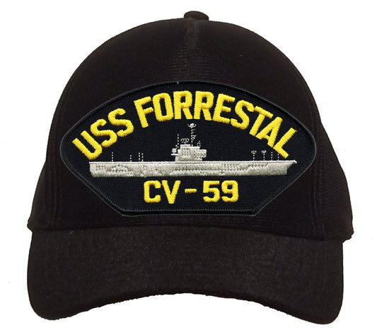 USS Forrestal CV-59 Cap