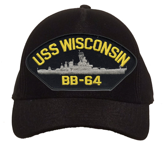 USS Wisconson BB-64 Cap