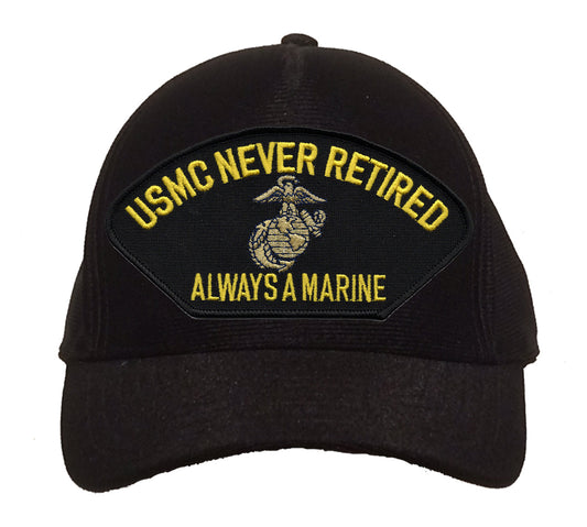 USMC Never Retired Always a Marine Cap