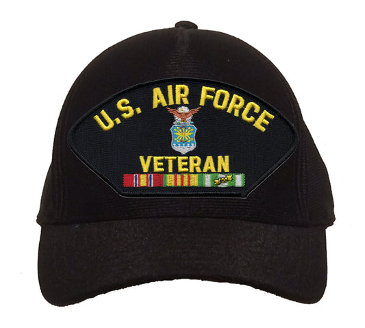 US Air Force Veteran (W/Ribbon) Cap