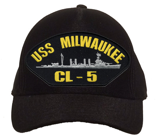 USS Milwaukee CL-5 Cap