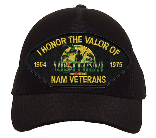 I Honor the Valor of Nam Veterans Cap