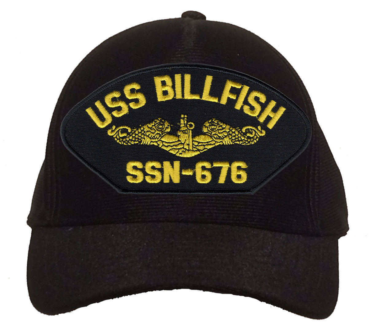 USS Billfish SSN-676 Gold Dolphins Cap