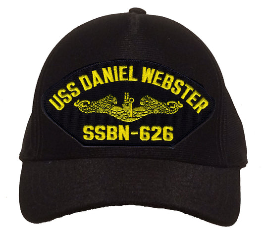 USS Daniel Webster SSBN-626 Gold Dolphins Cap