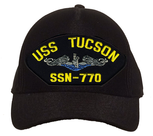USS Tucson SSN-770 Blue Water (Silver Dolphins) Cap