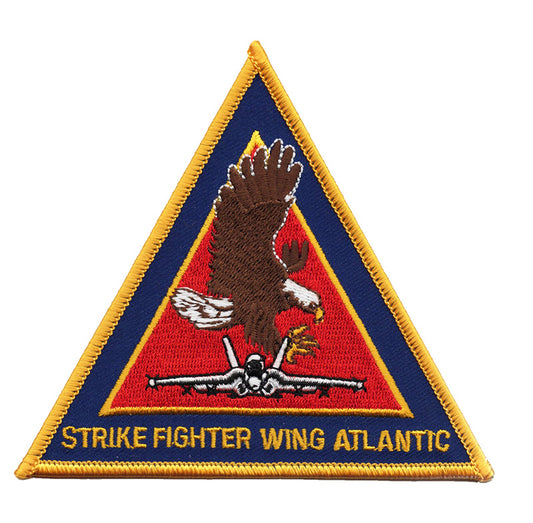 Strike Fighter Wing Atlantic Iron On Patch