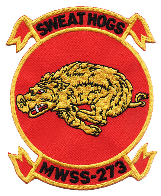 MWSS-273 Sweat Hogs Iron On Patch