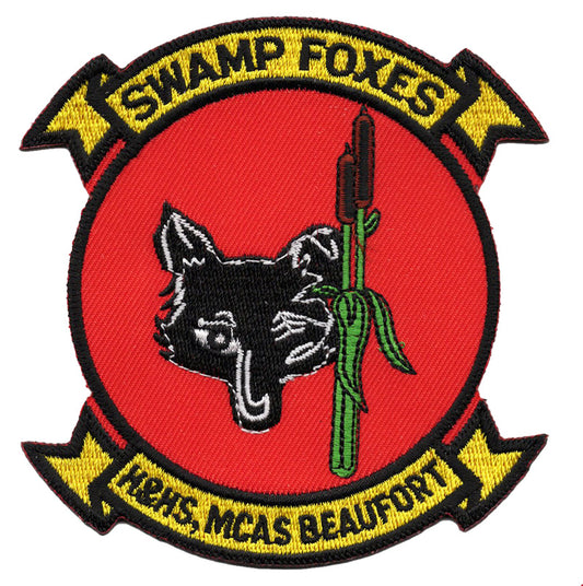 H&HS, MCAS Beaufort Swamp Foxes Iron On Patch