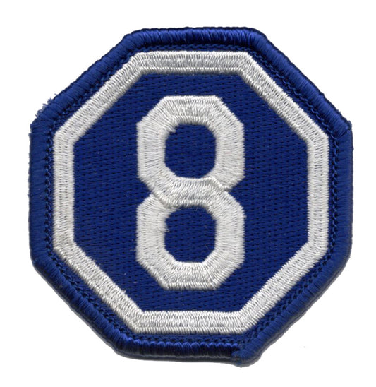 8th Corps Iron On Patch