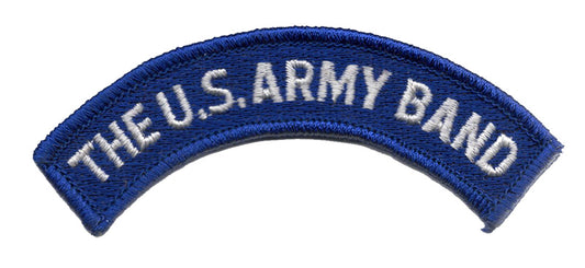US Army Band Rocker Iron On Patch
