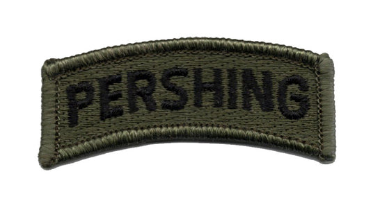 Pershing Rocker Iron On Patch