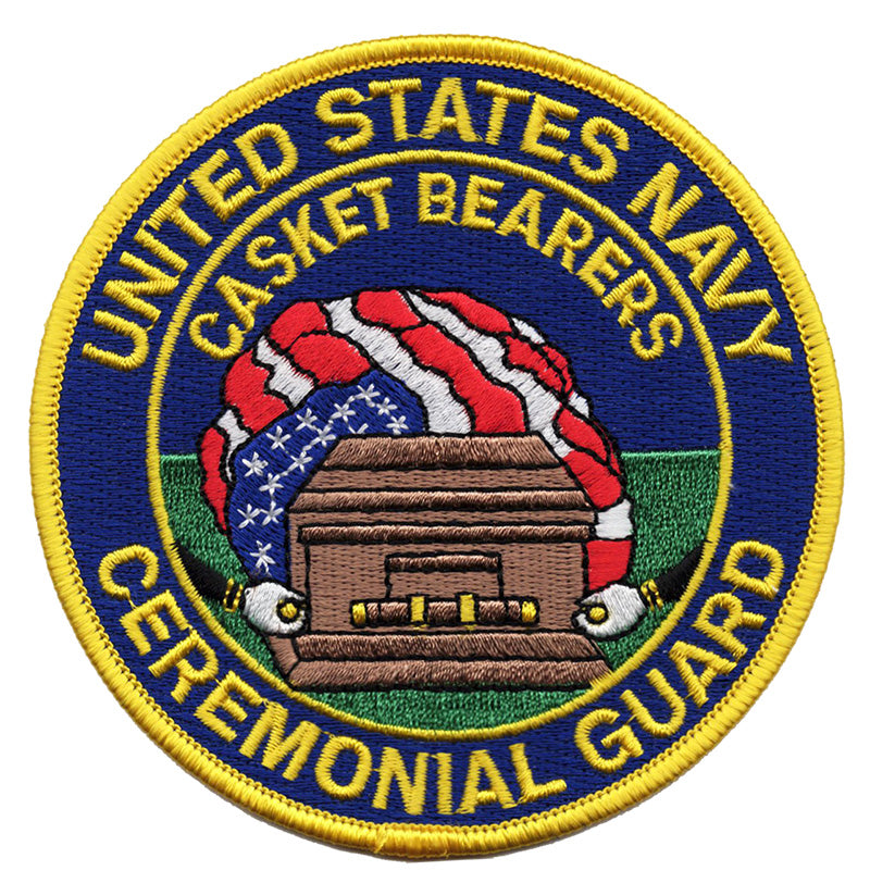 US Navy Casket Bearers Iron On Patch