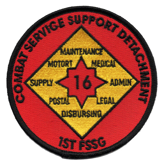 Combat Service Support Detachment 1st FSSG Iron On