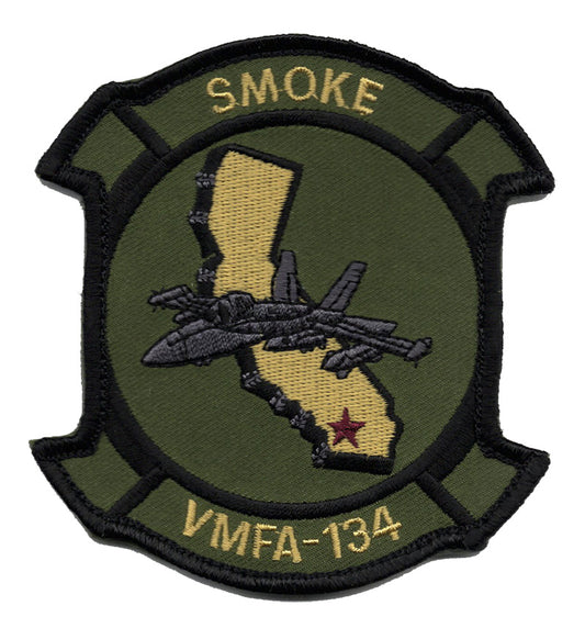 VMFA-134 SMOKE (Hook and Loop) Patch