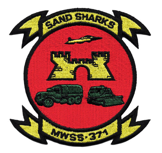 MWSS-371 Sand Sharks Iron On Patch