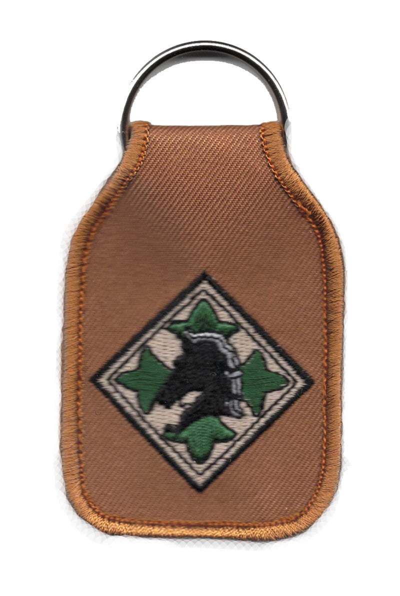 4th Infantry Division Key Chain