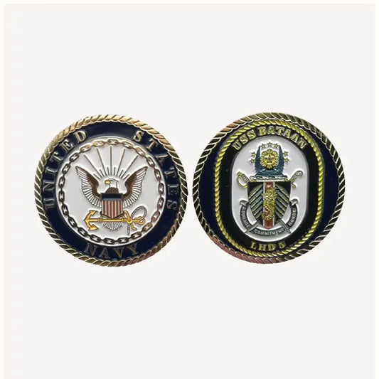 USS Bataan LHD 5 Challenge Coin (Enlisted Version)