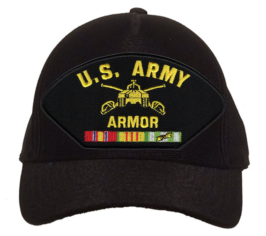 US Army Armor w/Vietnam Ribbons Cap
