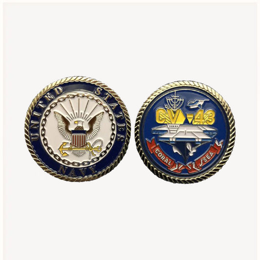 USS Coral Sea CV-43 Challenge Coin (Enlisted Version)