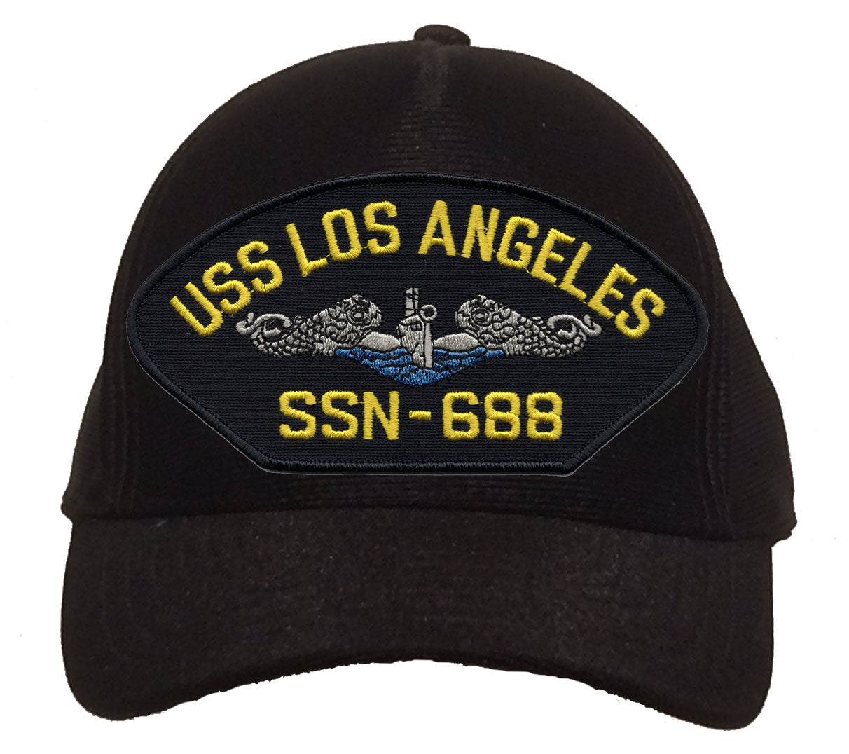 USS Los Angeles SSN-688 Blue Water (Silver Dolphins) Cap